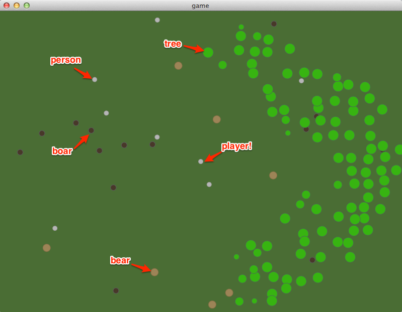 "This is a 100m section of a 10km world" "This is a 100m section of a 10km world"